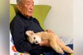 おじいちゃんと犬が…の画像